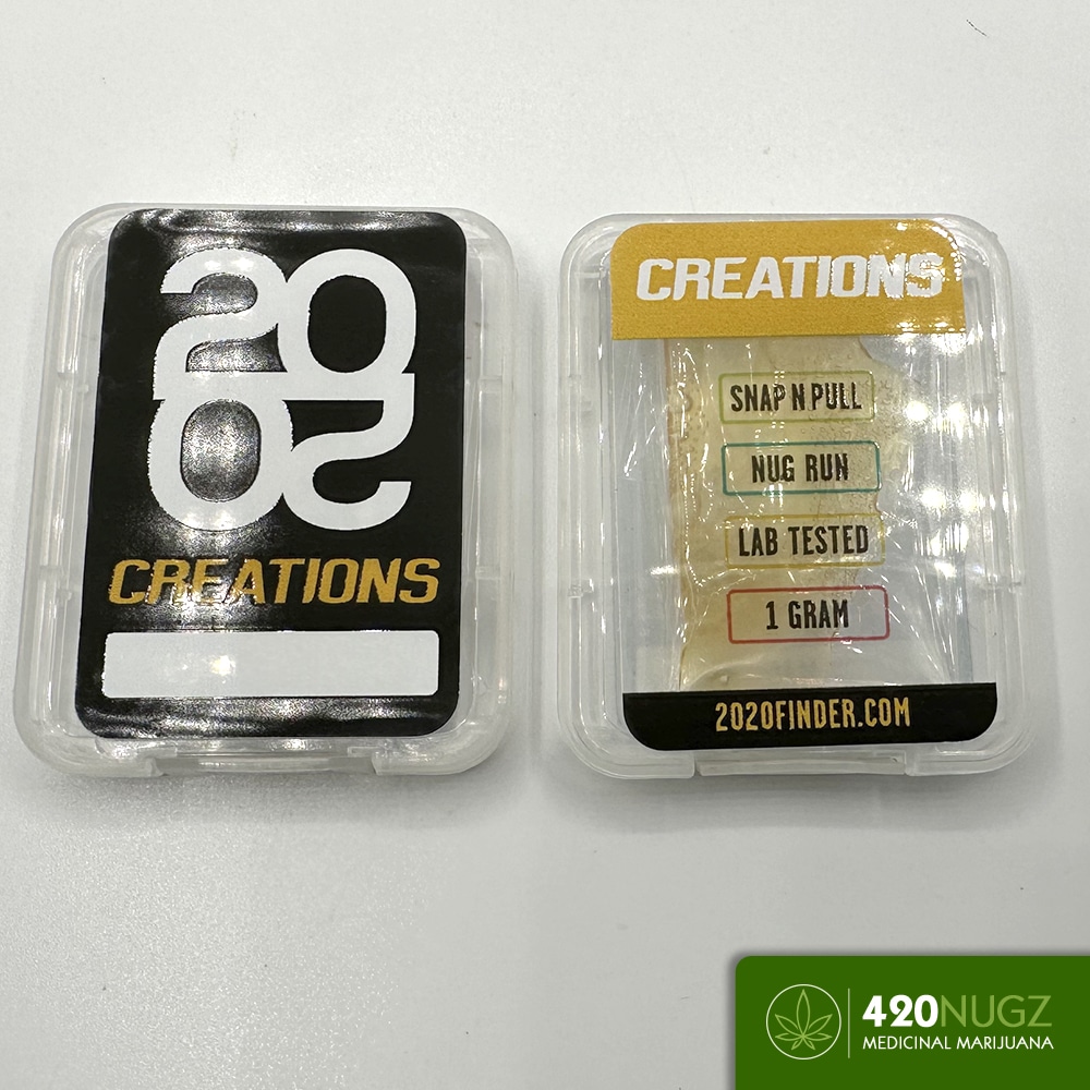 2020 Creations - Platinum OG - 1g Shatter