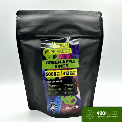 The Green Privilege - Green Apple Rings 5000mg