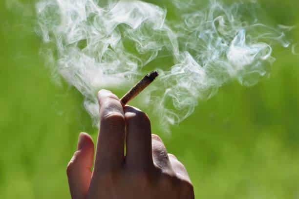 image of pre-roll burning