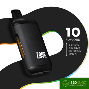 Zoor 3G Disposable - Buy Cannabis Online | 420 Nugz Delivery