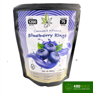 The Green Privilege - Blueberry Rings 1200mg - Buy Cannabis Online | 420 Nugz Delivery